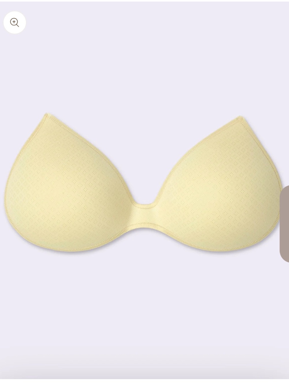OGLSF Strapless Adhesive Silicone Push-Up Bra - Cream Butterfly Insert sz 1